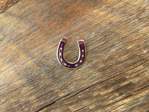 Horseshoe Enamel Pin