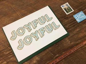 Joyful Joyful Holiday Greeting Card