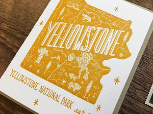 Yellowstone National Park Greeting Card