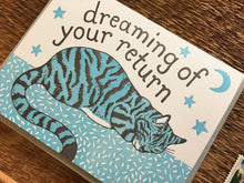 Kitty Dreaming Greeting Card