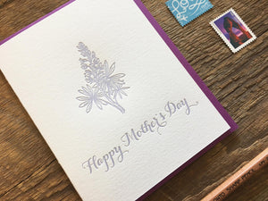 Mom Lupine Greeting Card
