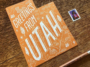 Greetings from Utah Postcard