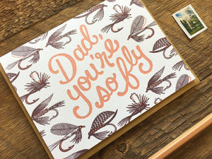 Dad Fly Greeting Card