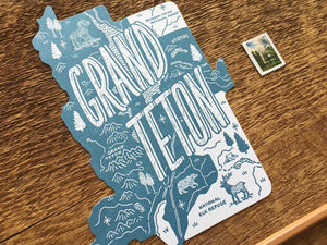Grand Teton National Park Postcard