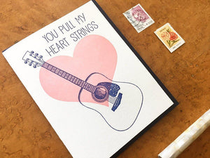 Heart Strings Greeting Card