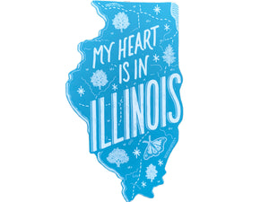 Illinois State Sticker