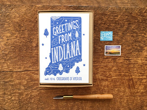 Greetings from Indiana Card