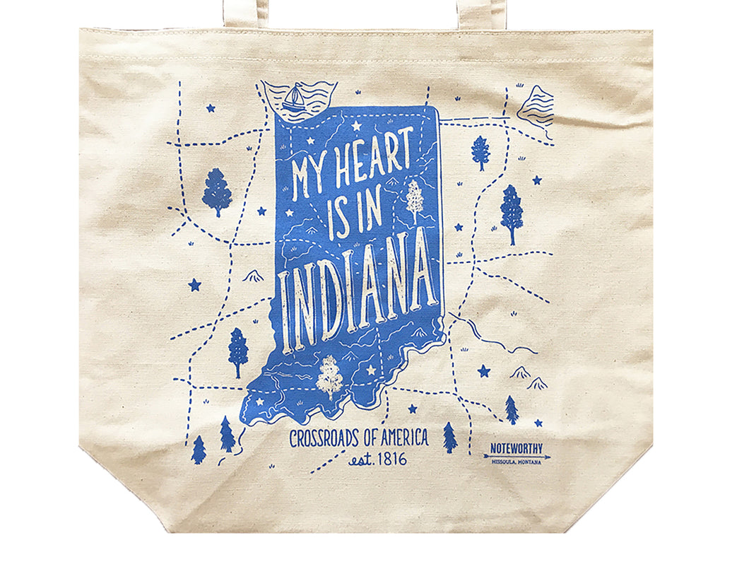 My Heart is in Colorado, Tote Bag – Noteworthy Paper & Press