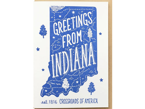Greetings from Indiana Card