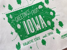 Greetings From Iowa, Tote Bag