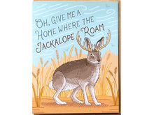 Jackalope Roam Greeting Card