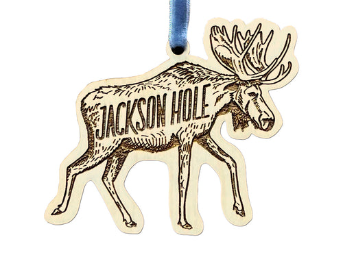 Jackson Hole Moose Ornament