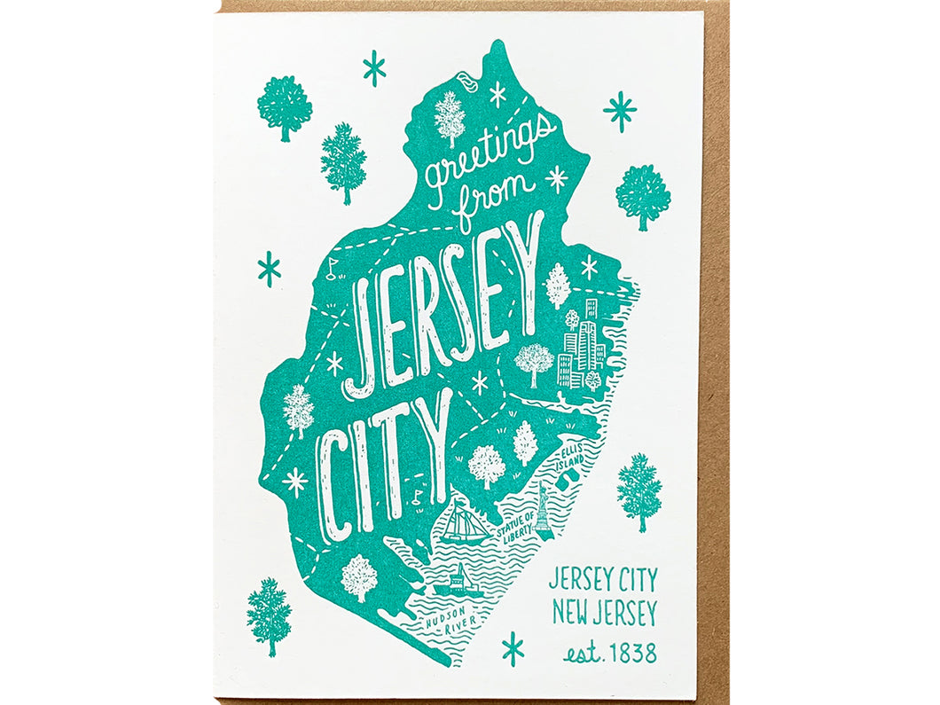 Greetings from Jersey City Card