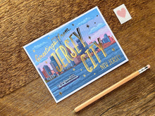 Jersey City Foil Postcard
