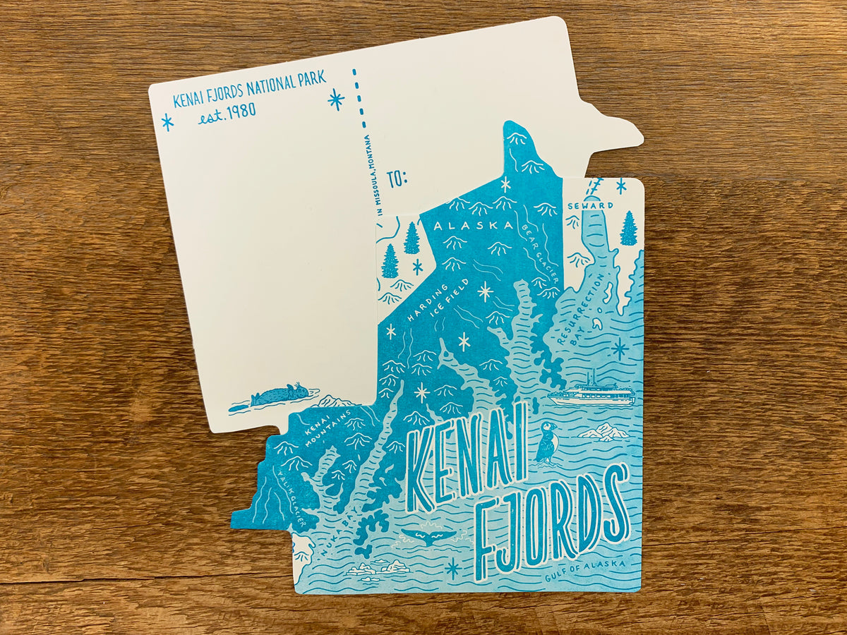 Kenai Fjords National Park Postcard – Noteworthy Paper & Press