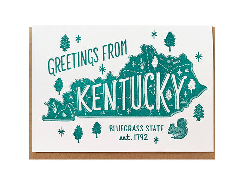 Greetings from Kentucky Card