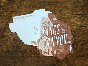 Kings Canyon National Park Postcard