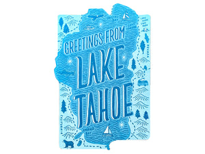 Greetings from Lake Tahoe Postcard