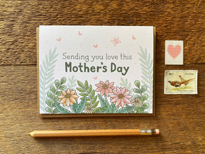 Sending Love Mom Greeting Card