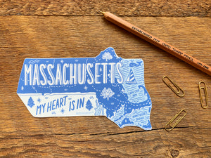 Massachusetts State Sticker