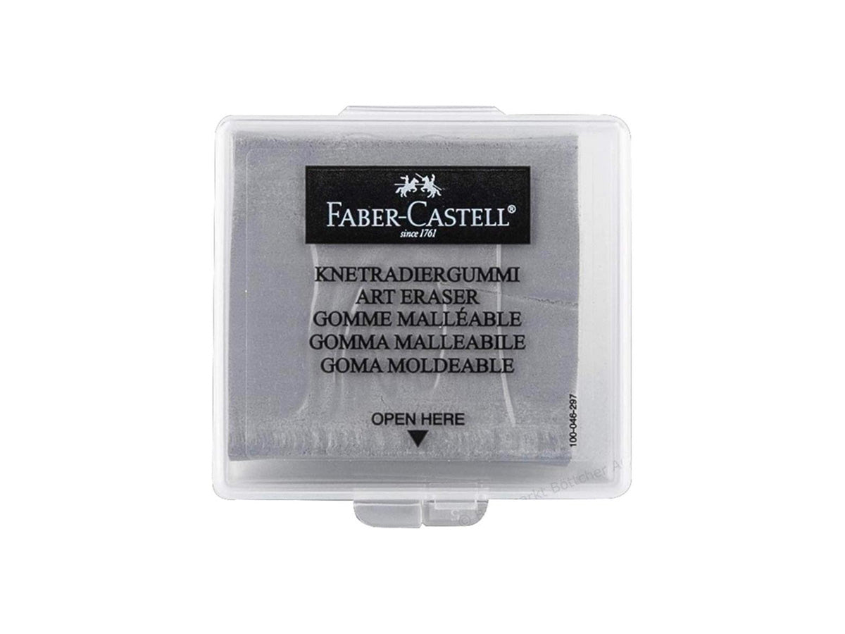 Faber-Castell Kneaded Eraser, Grey with Case