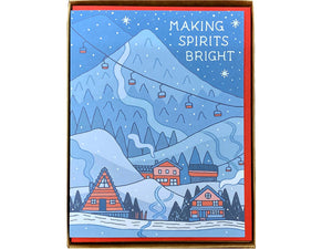 Making Spirits Bright Greeting Card