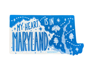 Maryland State Sticker