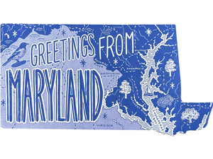 Greetings from Maryland Postcard