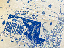 Greetings from Maryland Tea Towel