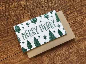 Merry Merry Enclosure Card