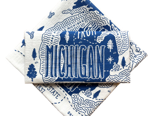 Michigan Tea Towel