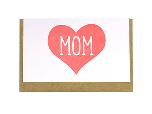 Mom Heart Enclosure Card