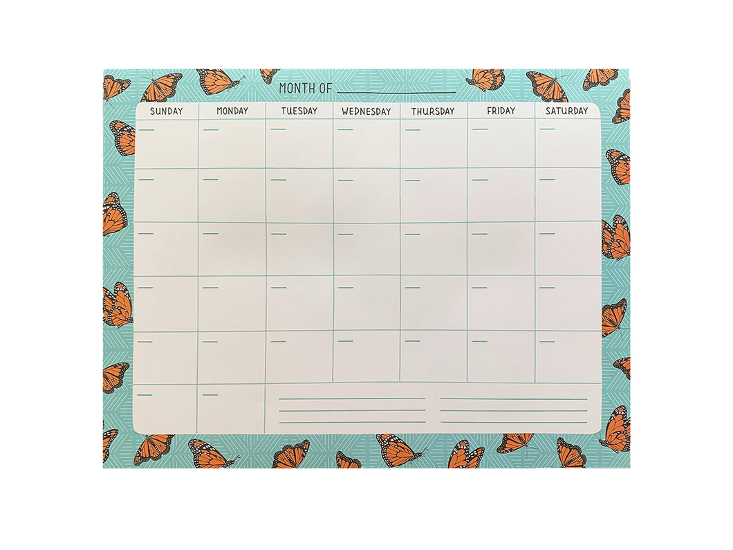 Monarchs Monthly Desk Planner