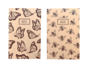 Monarchs & Honey Bees Pocket Notebook Set