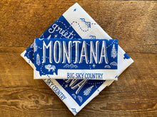 Greetings from Montana Tea Towel