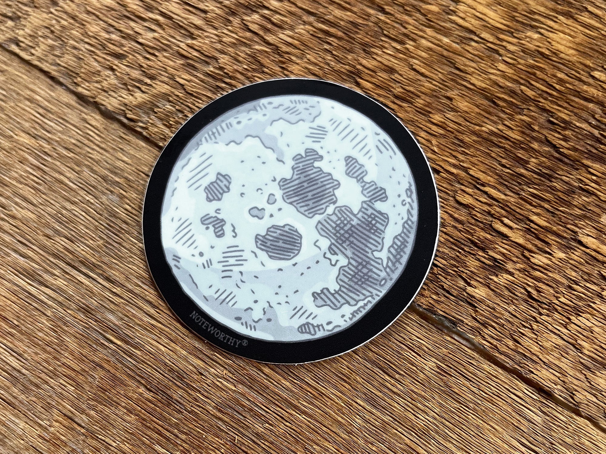 Moon Sticker – Noteworthy Paper & Press