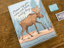 Moose-ing You Greeting Card