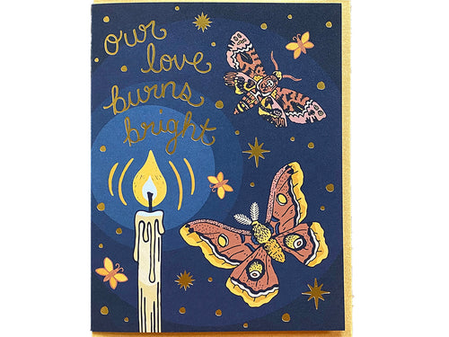 Burns Bright Greeting Card