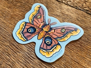 Moth Sticker