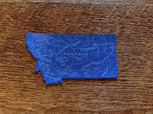 Montana Map Magnet