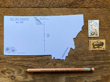 Montana Map Postcard