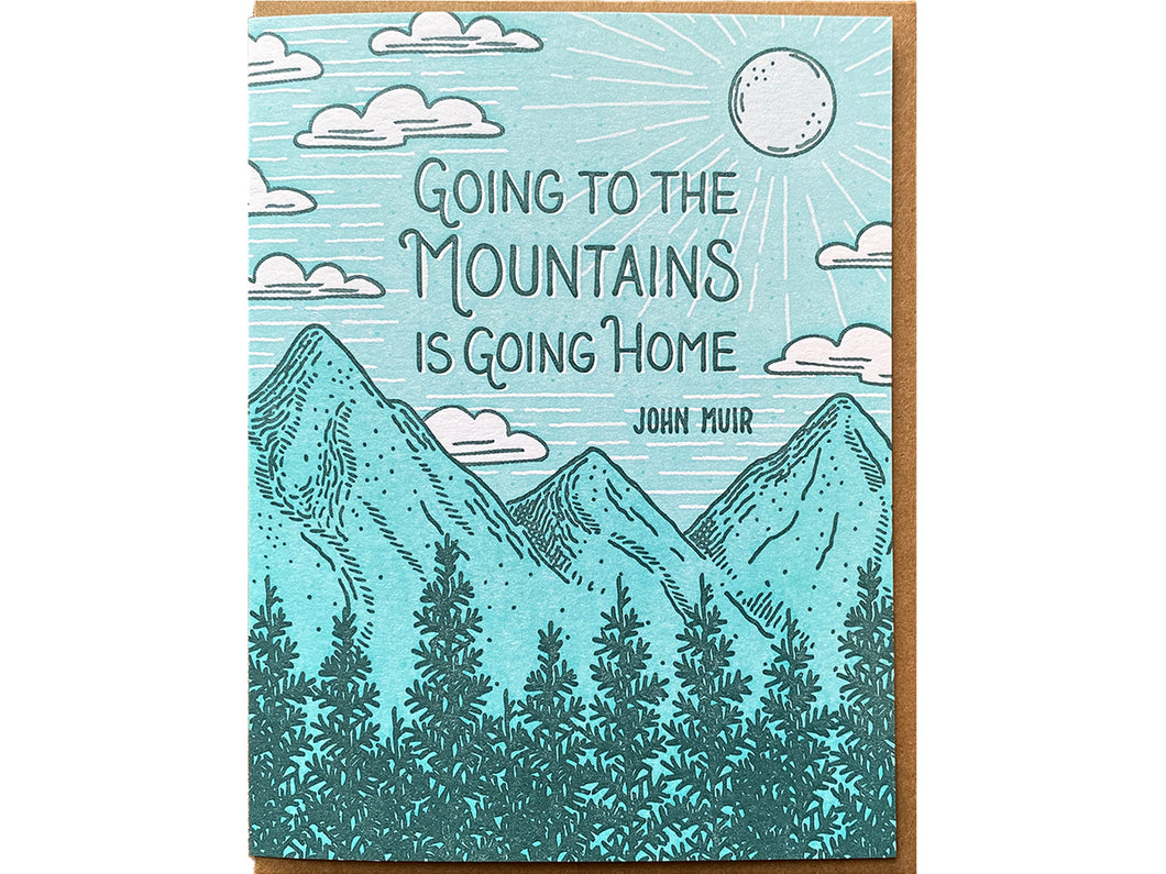 Muir Quote Greeting Card