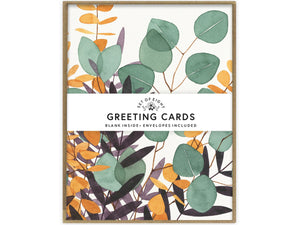 Eucalyptus Greeting Cards, Boxed Set of 8