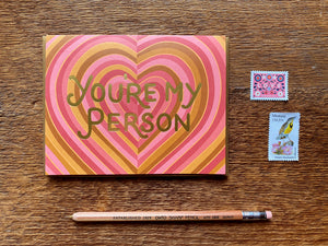 You're My Person Hearts Greeting Card