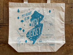 My Heart Is In New Jersey, Tote Bag