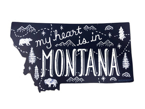 Montana State Sticker