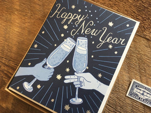 Happy New Year Greeting Card