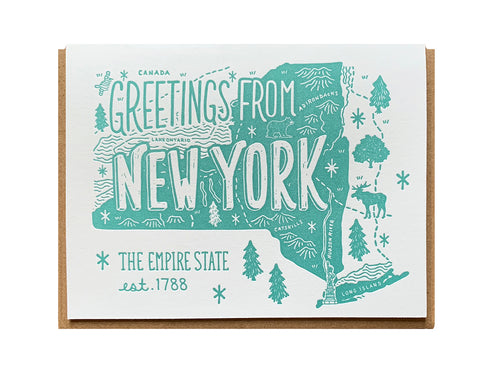 Greetings from New York Card