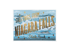 Niagara Falls State Park Foil Postcard