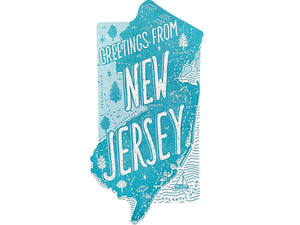 Greetings from New Jersey Postcard